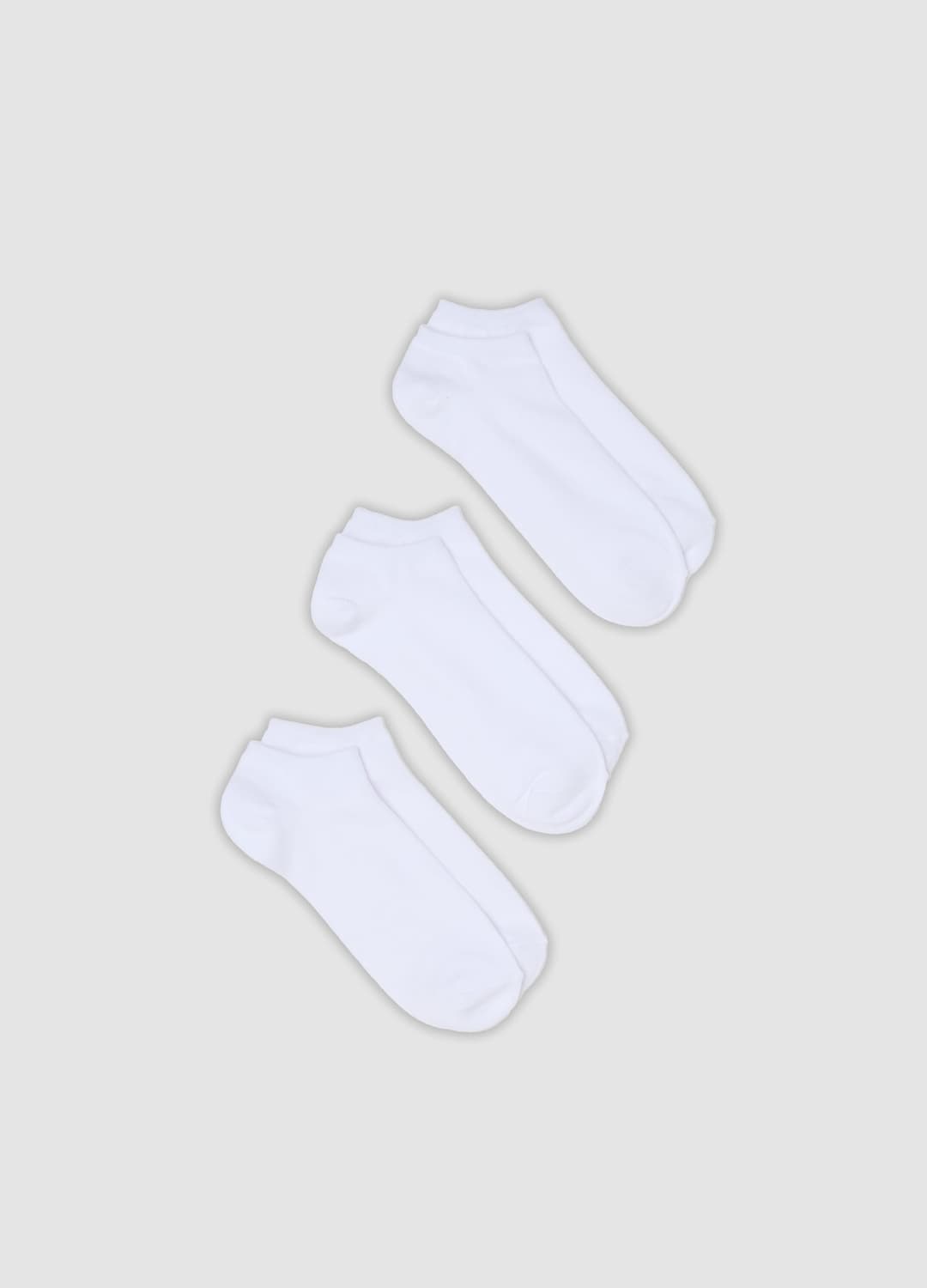 3er-pack Graue Knöchelsocken Aus Elastischer Bio-baumwolle | OVS 3er-pack Graue Knöchelsocken Aus Elastischer Bio-baumwolle - 0 | OVS