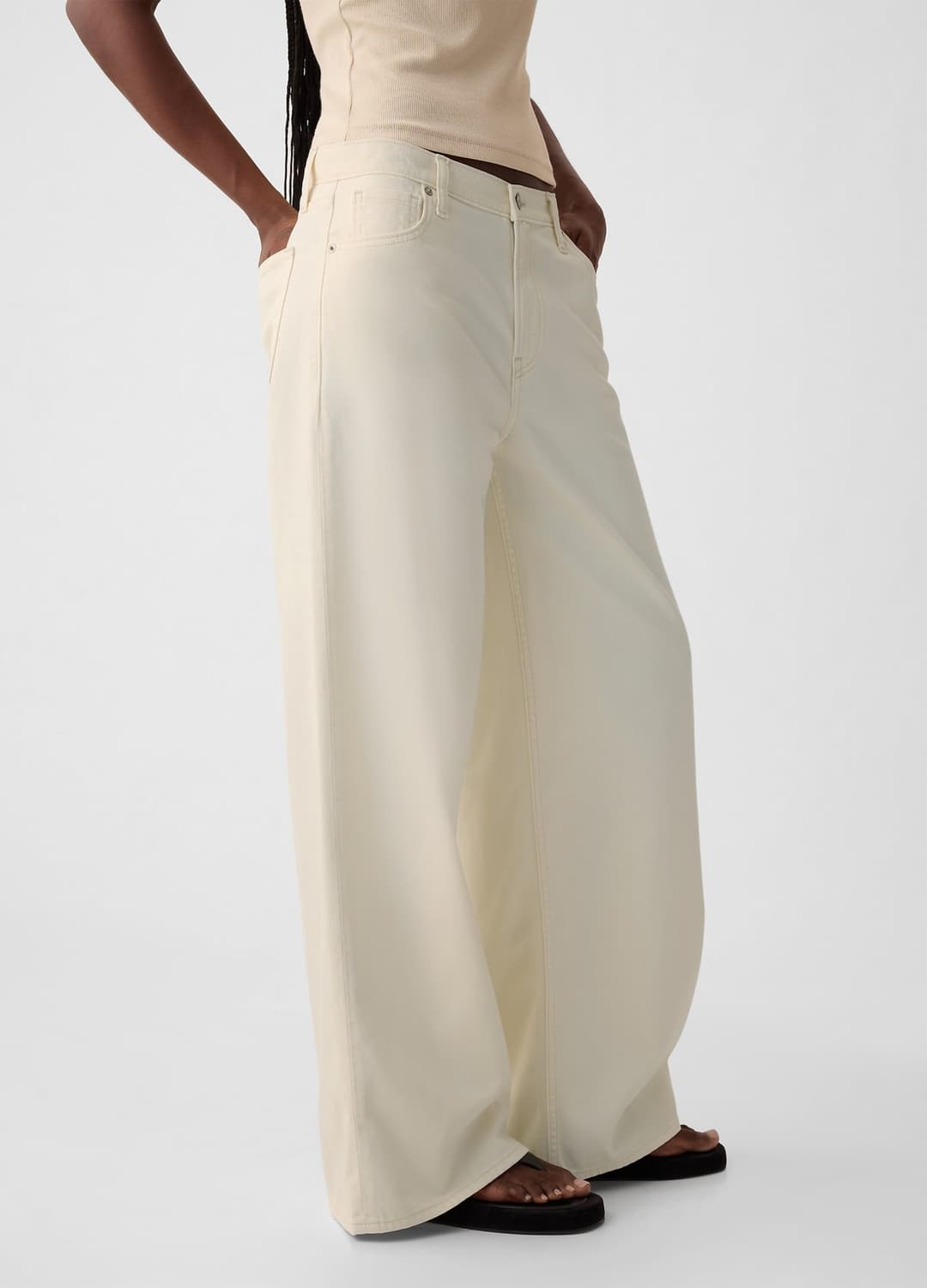 Jeans Wide Leg In Lyocell E Cotone | OVS Jeans Wide Leg In Lyocell E Cotone - 3 | OVS