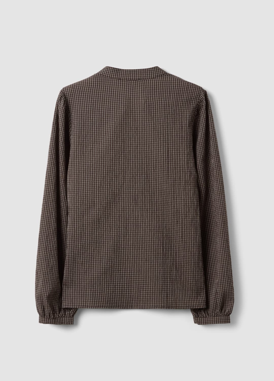 Camicia Bianca A Quadri In Viscosa Elasticizzato Con Collo Coreano | OVS Camicia Bianca A Quadri In Viscosa Elasticizzato Con Collo Coreano - 12 | OVS