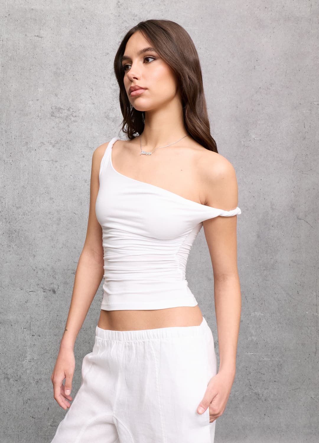 Weisses Asymmetrisches Tanktop | OVS Weisses Asymmetrisches Tanktop - 3 | OVS