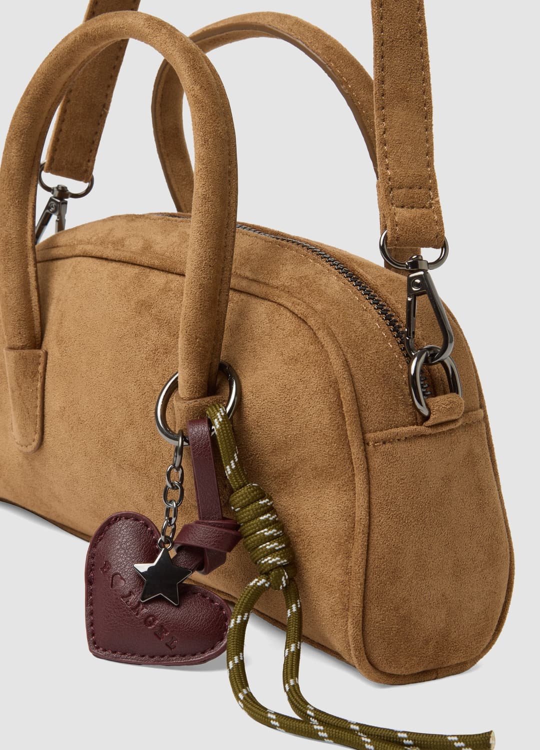 Borsa Marrone A Doppi Manici In Tessuto Elasticizzato | OVS Borsa Marrone A Doppi Manici In Tessuto Elasticizzato - 1 | OVS