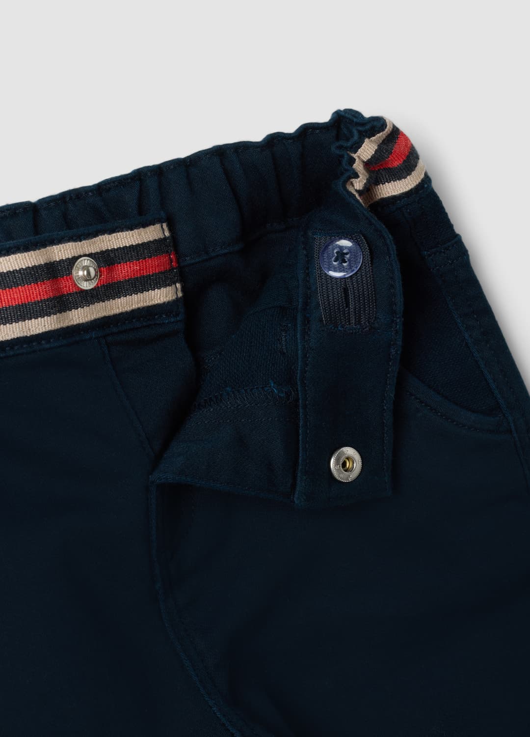 Pantaloni Blu In Cotone Elasticizzato Con Vita Elasticizzata Per Bimbo | OVS Pantaloni Blu In Cotone Elasticizzato Con Vita Elasticizzata Per Bimbo - 2 | OVS
