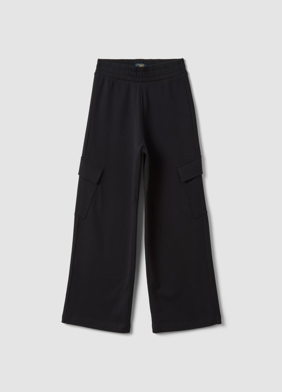 Pantaloni Cargo Neri Culotte In Puro Cotone Per Ragazza | OVS Pantaloni Cargo Neri Culotte In Puro Cotone Per Ragazza - 3 | OVS
