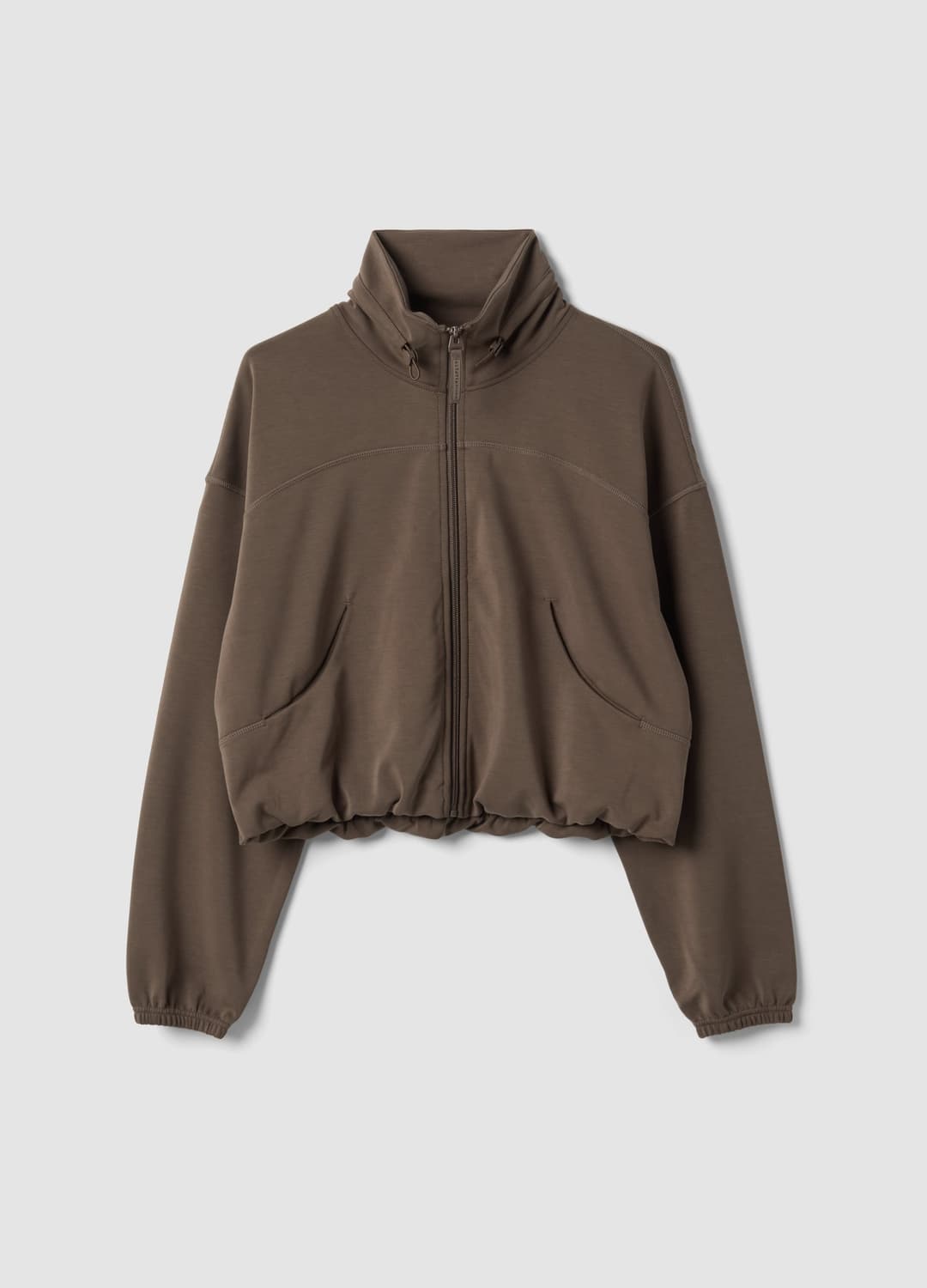 Full-zip Verde Corta In Tessuto Soft-touch Con Collo Rialzato Altavia Studio | OVS Full-zip Verde Corta In Tessuto Soft-touch Con Collo Rialzato Altavia Studio - 5 | OVS
