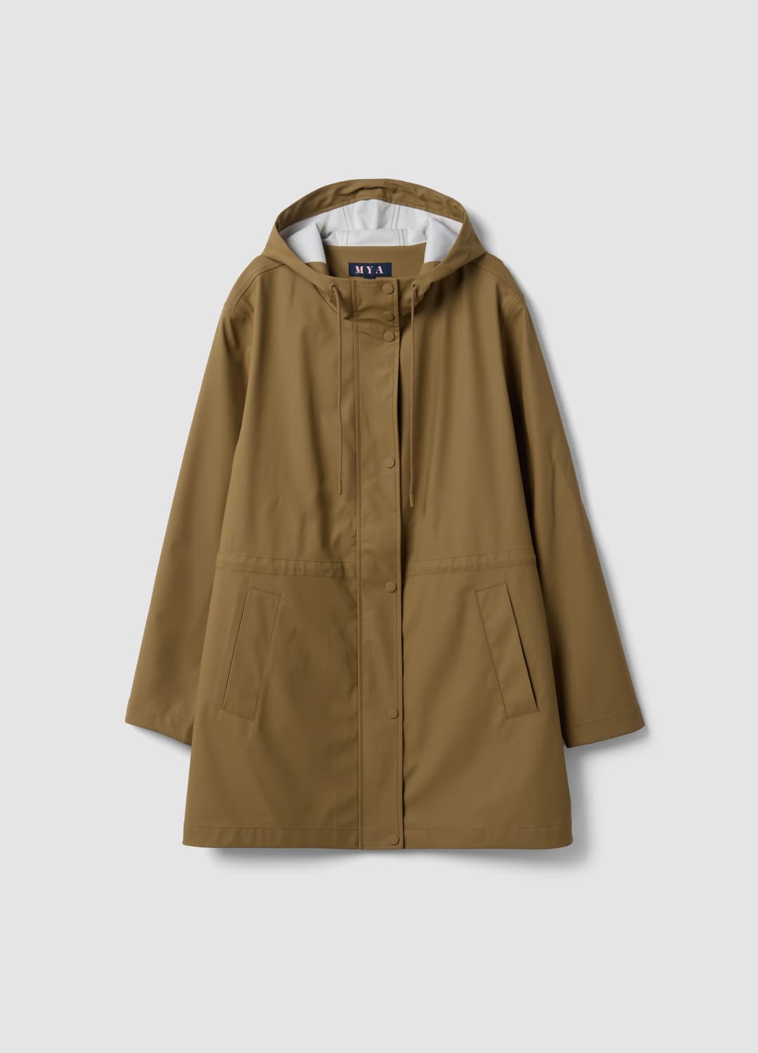 Giacca Antipioggia Marrone Con Cappuccio E Chiusura Zip E Bottoni Regular Fit | OVS Giacca Antipioggia Marrone Con Cappuccio E Chiusura Zip E Bottoni Regular Fit - 4 | OVS