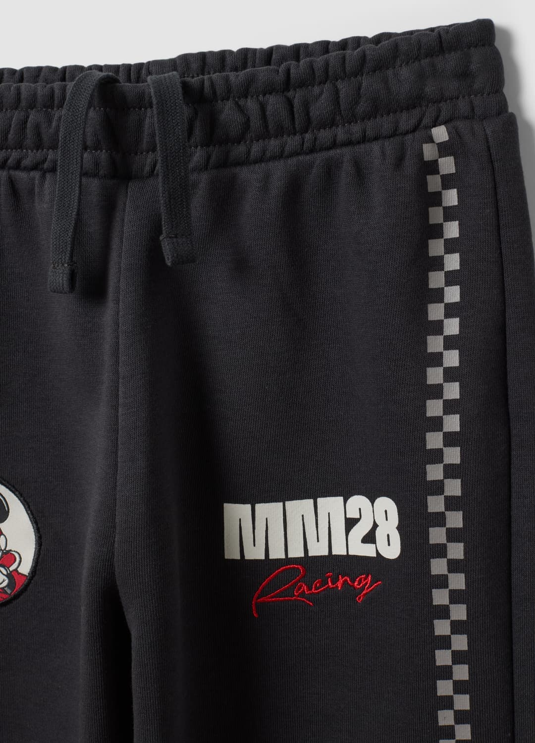 Pantaloni Jogger Neri In Misto Cotone Con Elastico E Stampa Mickey | OVS Pantaloni Jogger Neri In Misto Cotone Con Elastico E Stampa Mickey - 3 | OVS
