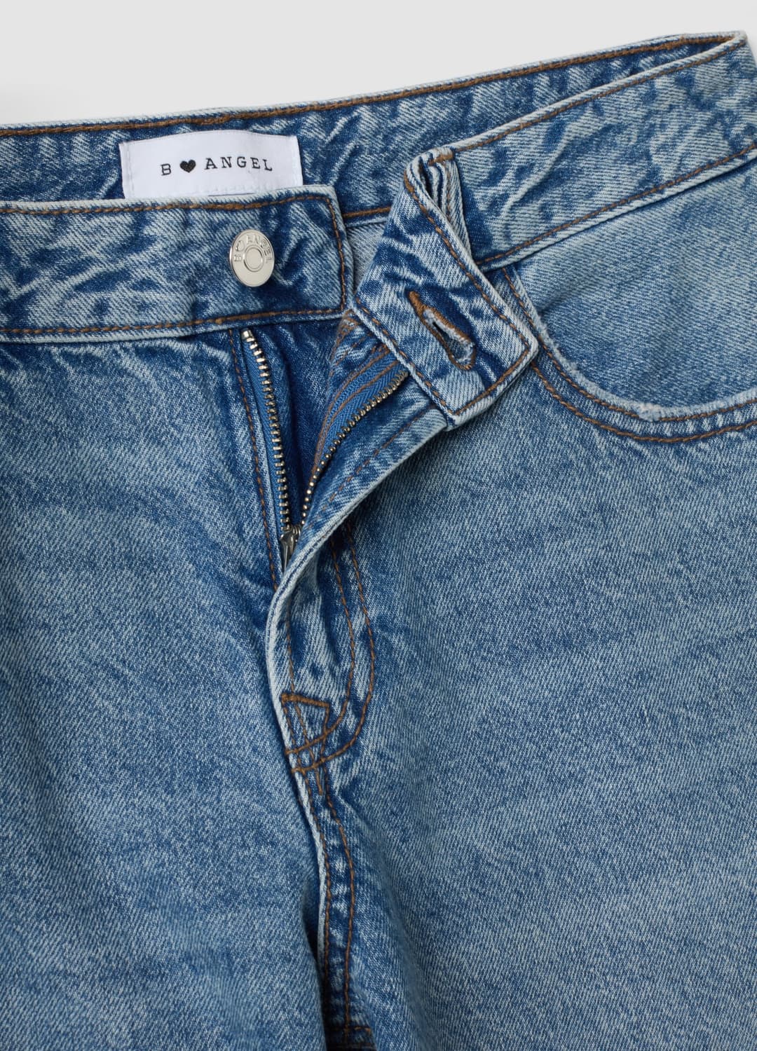 Hellblaue Denim-jeans Mit Wide Leg Aus 100 % Baumwolle | OVS Hellblaue Denim-jeans Mit Wide Leg Aus 100 % Baumwolle - 6 | OVS