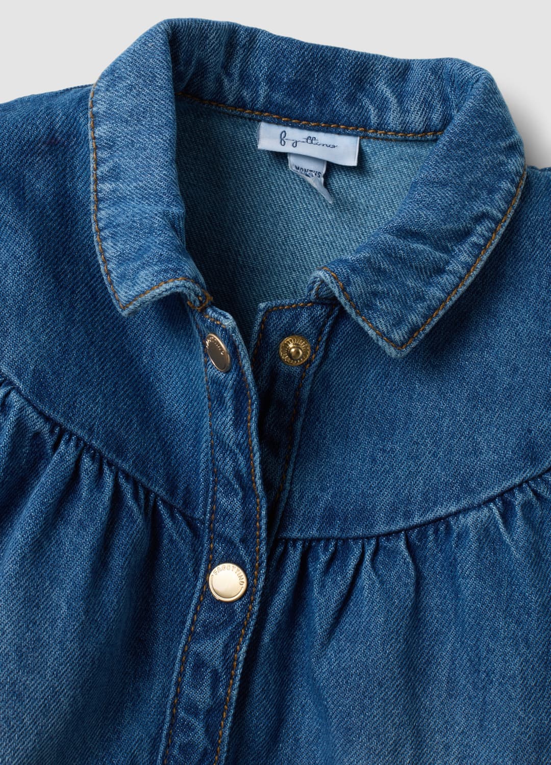 Abito Denim Blu In Misto Cotone E Viscosa A Girocollo Per Bimba | OVS Abito Denim Blu In Misto Cotone E Viscosa A Girocollo Per Bimba - 2 | OVS