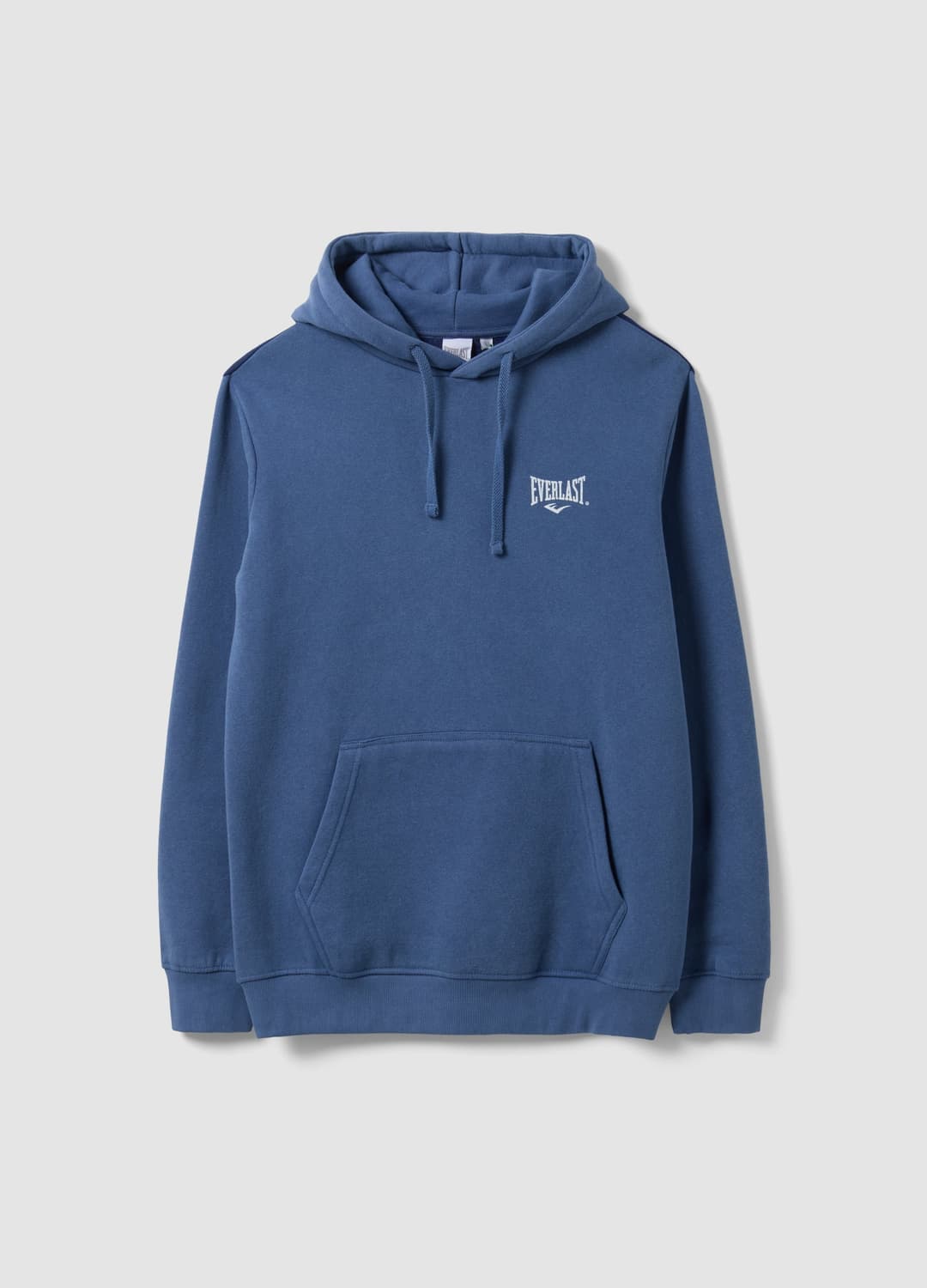Felpa Blu Con Cappuccio In Misto Cotone Con Logo | OVS Felpa Blu Con Cappuccio In Misto Cotone Con Logo - 0 | OVS