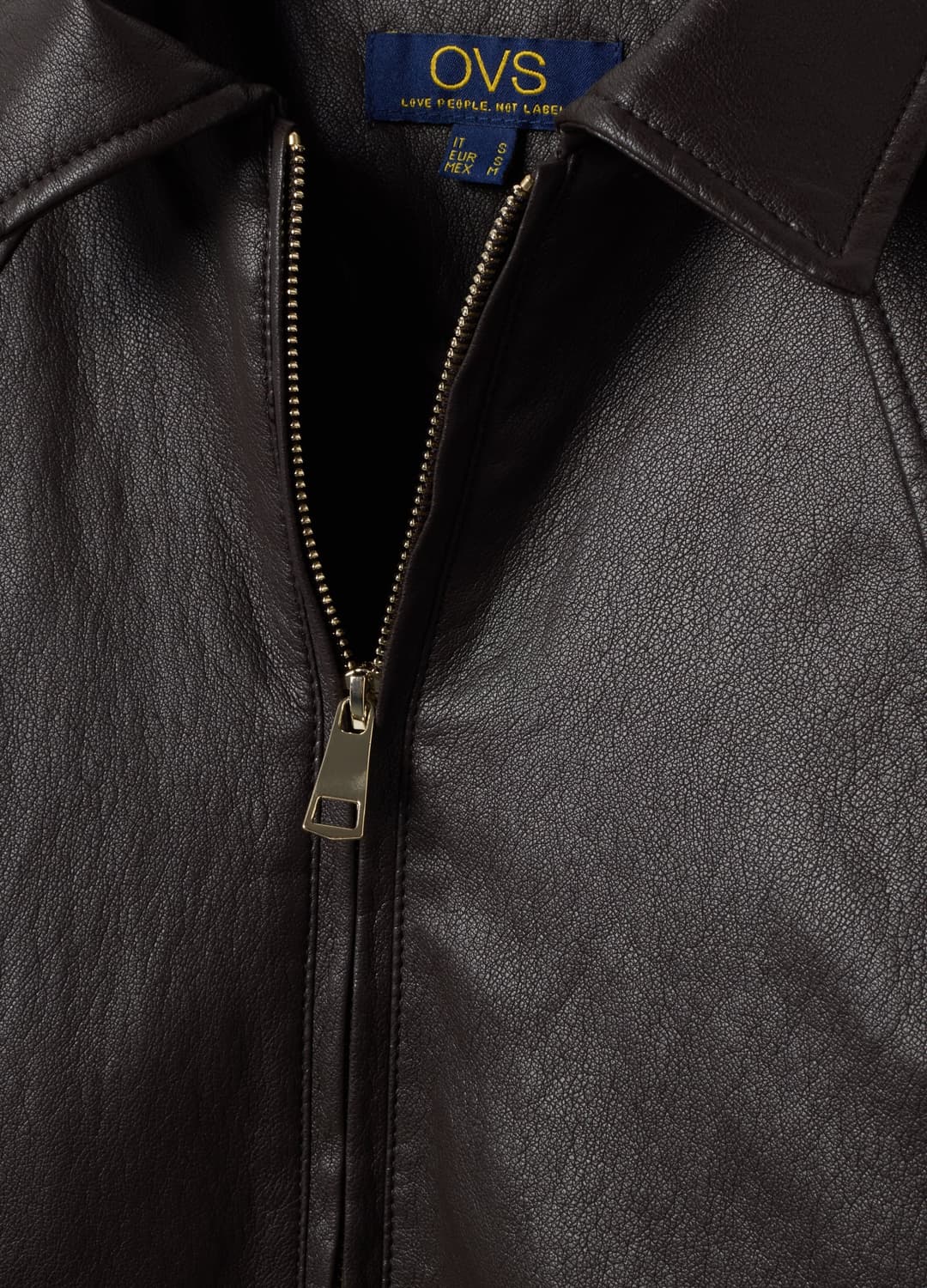 Giubbotto Marrone Imbottito In Misto Viscosa Con Zip Over Fit | OVS Giubbotto Marrone Imbottito In Misto Viscosa Con Zip Over Fit - 1 | OVS