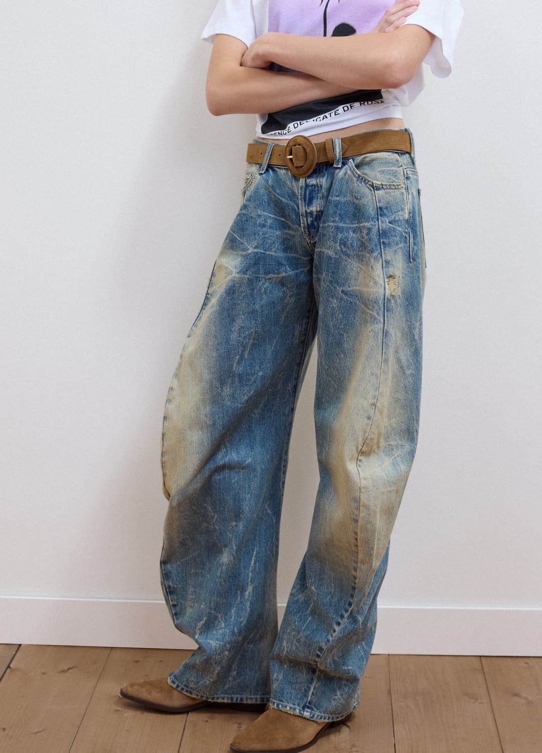 Hellblaue Loose-fit-jeans Aus Reiner Baumwolle | OVS Hellblaue Loose-fit-jeans Aus Reiner Baumwolle - 3 | OVS