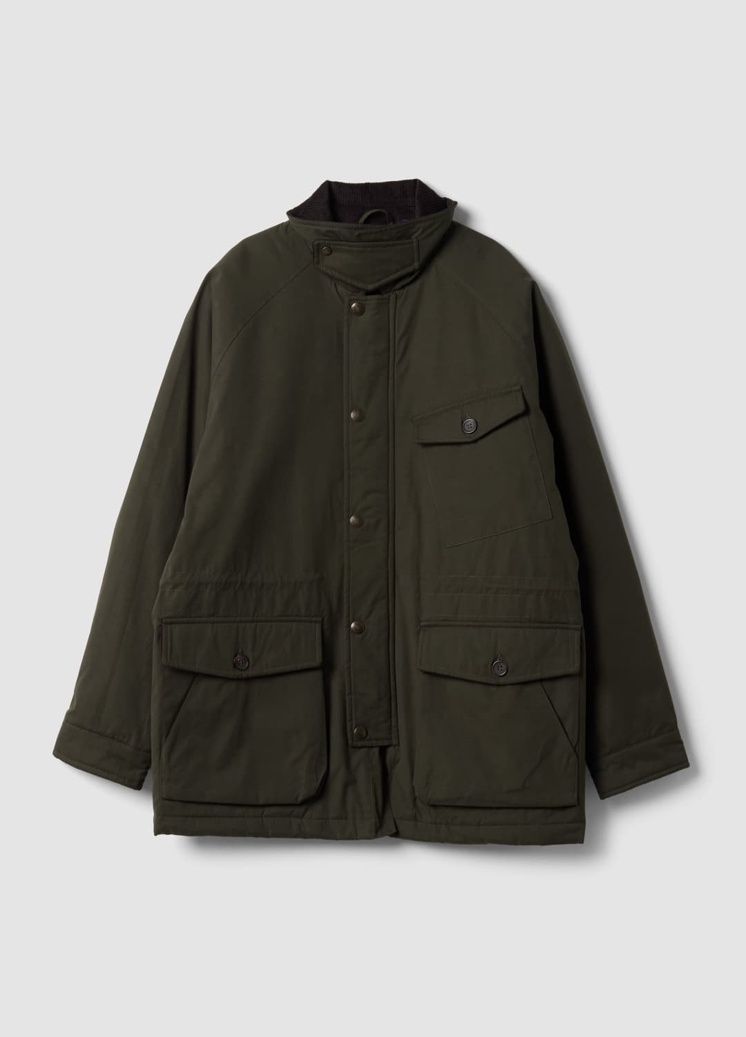 Giaccone Verde Regular Fit Con Zip E Collo A Coste | OVS Giaccone Verde Regular Fit Con Zip E Collo A Coste - 0 | OVS