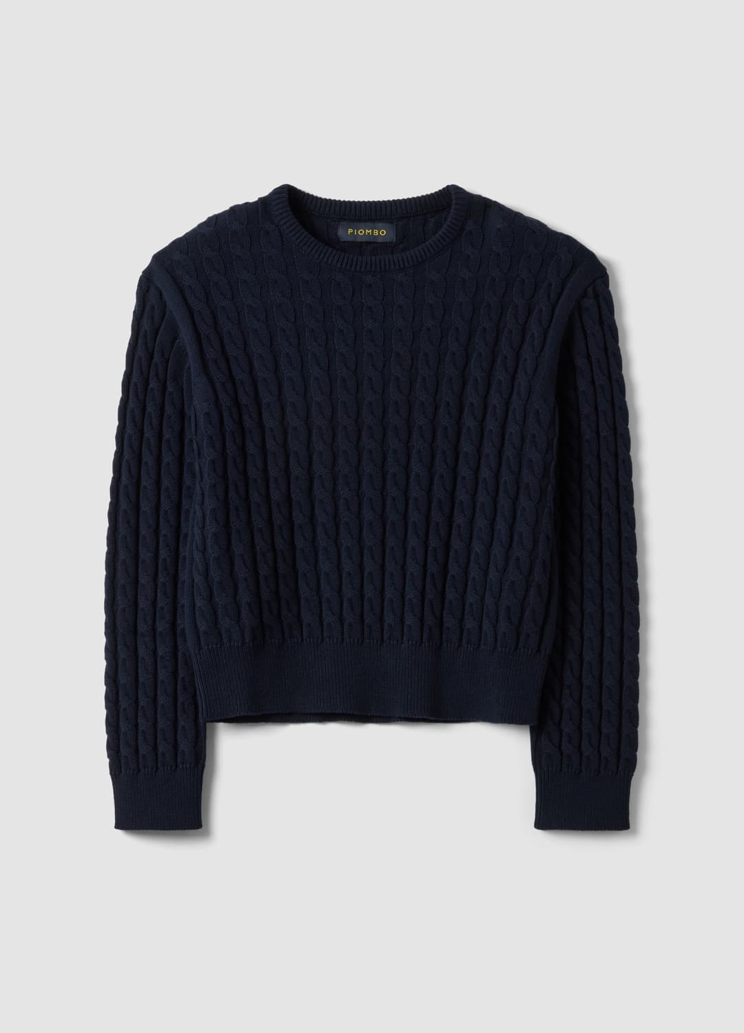 Maglia Blu Girocollo In Puro Cotone A Trecce Regular Fit | OVS Maglia Blu Girocollo In Puro Cotone A Trecce Regular Fit - 4 | OVS