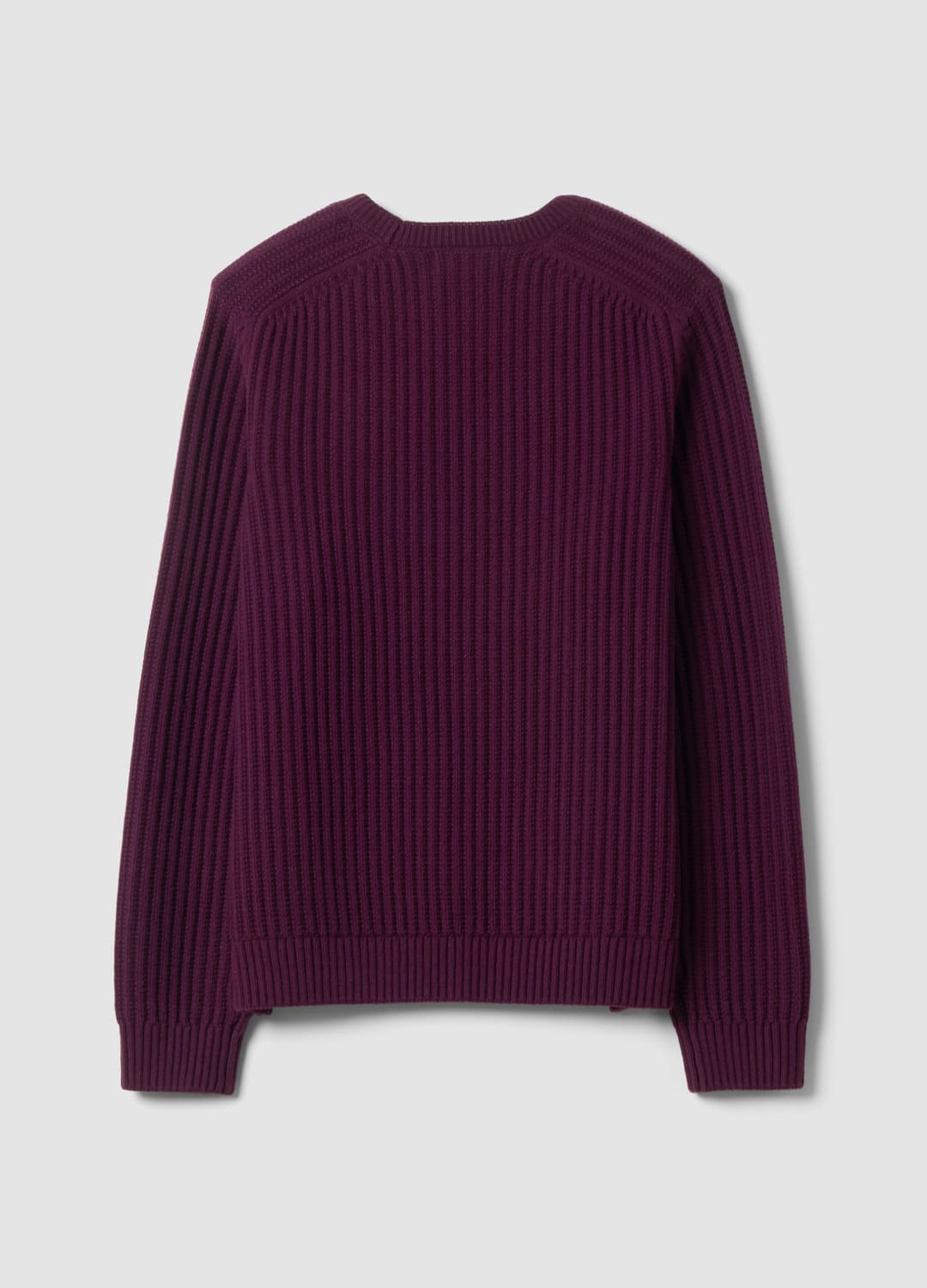 Violetter Rippstrick-pullover Aus Baumwollmix Mit Rundhalsausschnitt | OVS Violetter Rippstrick-pullover Aus Baumwollmix Mit Rundhalsausschnitt - 6 | OVS
