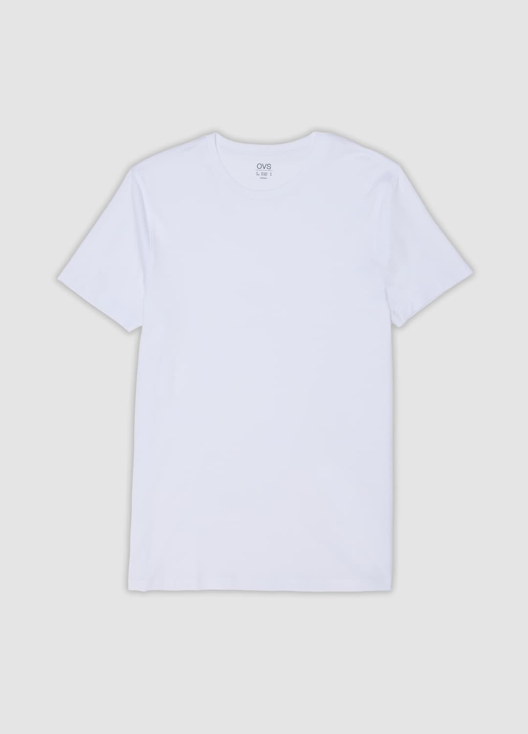Weißes Supima-baumwoll-t-shirt Mit Rundhalsausschnitt | OVS Weißes Supima-baumwoll-t-shirt Mit Rundhalsausschnitt - 4 | OVS