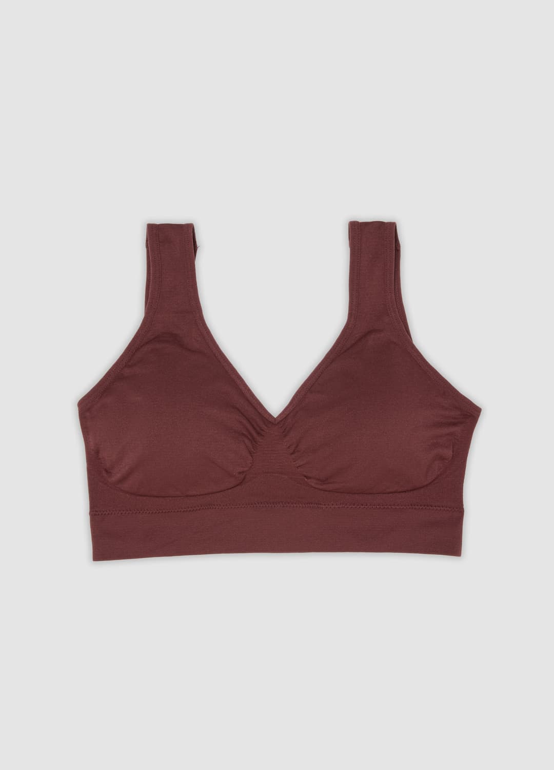 Reggiseno Marrone In Tessuto Elasticizzato Con Imbottitura Removibile | OVS Reggiseno Marrone In Tessuto Elasticizzato Con Imbottitura Removibile - 4 | OVS