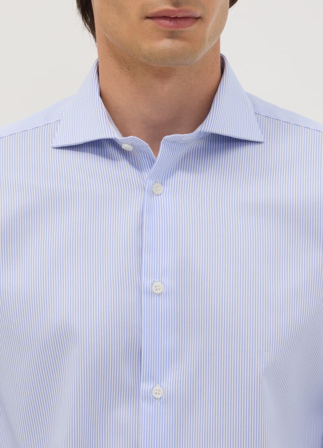 Camicia Azzurra In Puro Cotone No Iron Slim Fit | OVS Camicia Azzurra In Puro Cotone No Iron Slim Fit - 1 | OVS
