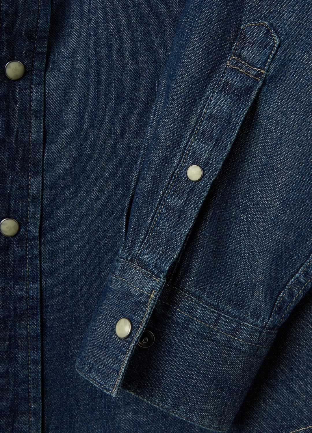 Blaue Denim-hemd Aus Reinem Baumwollstoff Im Regular Fit Mit Taschen | OVS Blaue Denim-hemd Aus Reinem Baumwollstoff Im Regular Fit Mit Taschen - 5 | OVS