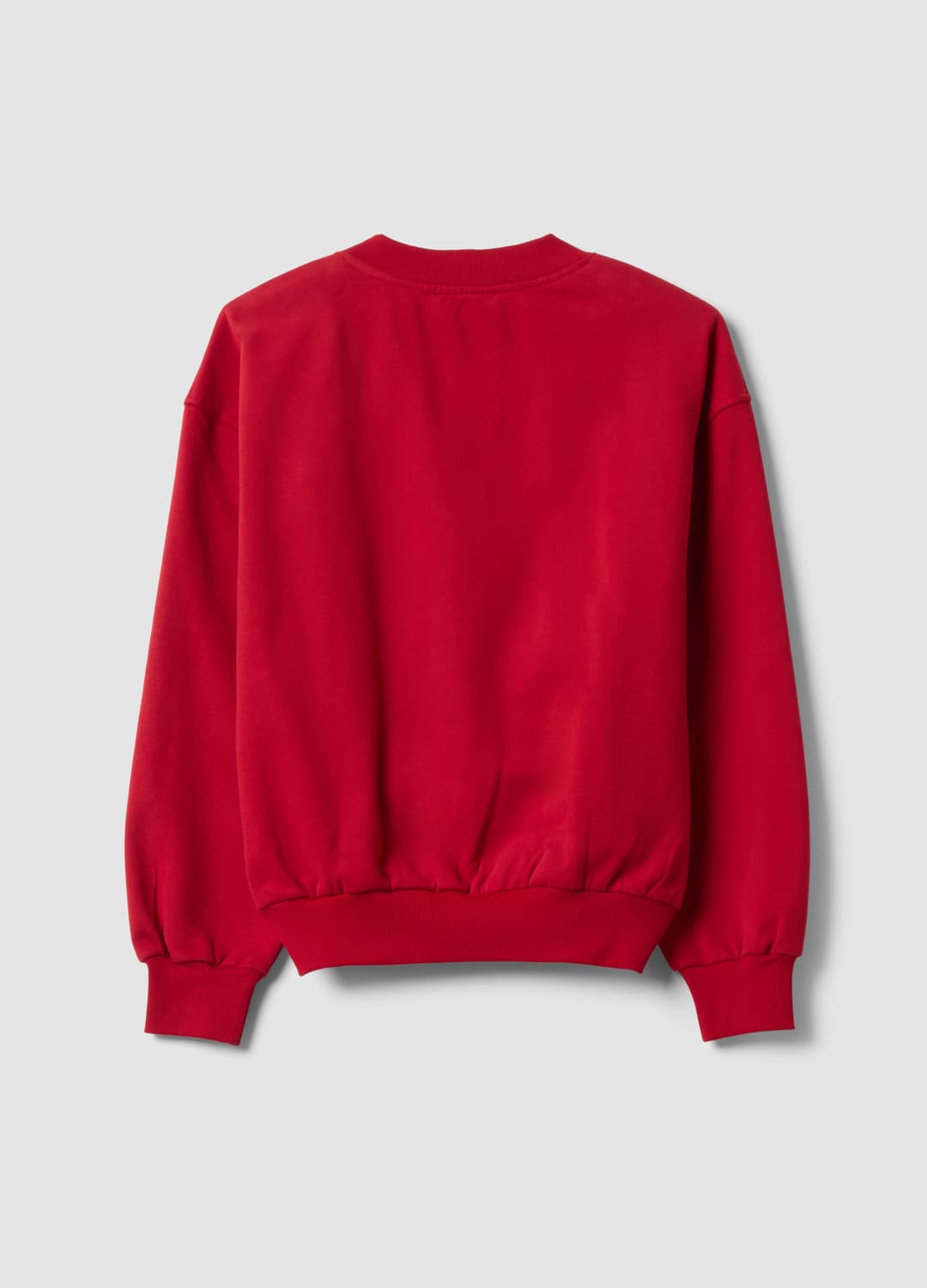 Felpa Rossa In Misto Cotone Con Scollo A V Over Fit | OVS Felpa Rossa In Misto Cotone Con Scollo A V Over Fit - 6 | OVS