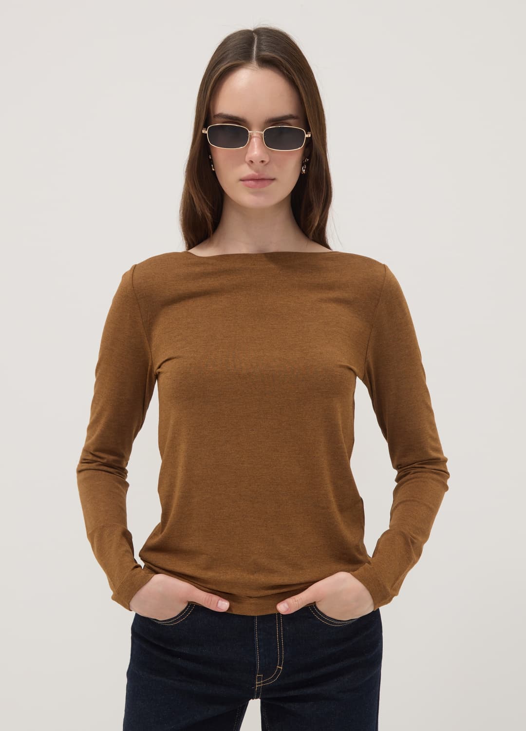 Schwarzes Slim-fit-t-shirt Aus Elastischer Viskose | OVS Schwarzes Slim-fit-t-shirt Aus Elastischer Viskose - 7 | OVS