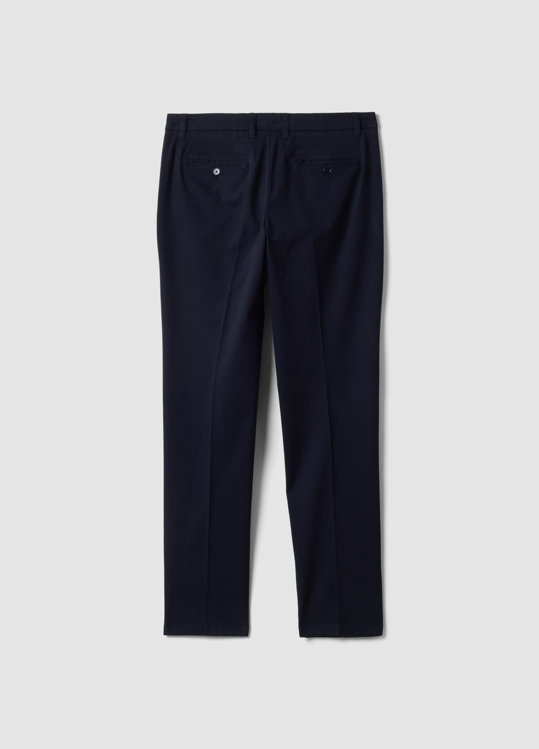 Blaue Slim-fit-chinohose Aus Elastischem Baumwolltwill | OVS Blaue Slim-fit-chinohose Aus Elastischem Baumwolltwill - 2 | OVS