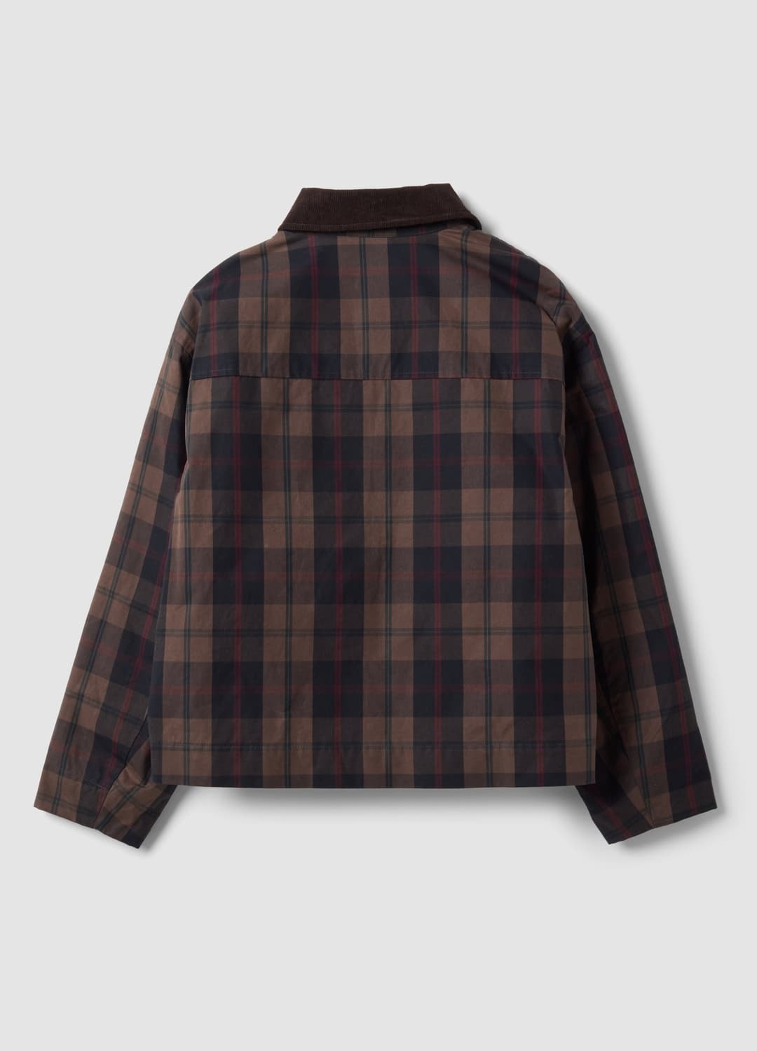 Braune Karierte Steppjacke Aus Reiner Baumwolle | OVS Braune Karierte Steppjacke Aus Reiner Baumwolle - 2 | OVS