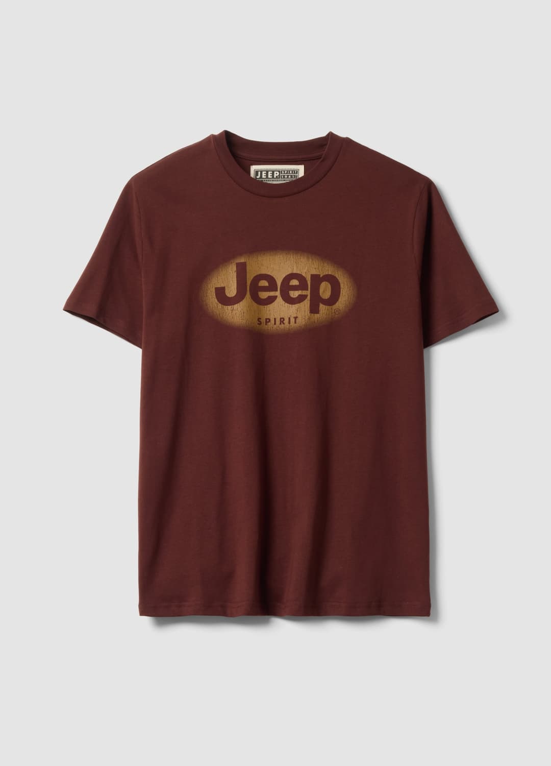 T-shirt Marrone In Puro Cotone Con Girocollo E Stampa Jeep | OVS T-shirt Marrone In Puro Cotone Con Girocollo E Stampa Jeep - 4 | OVS