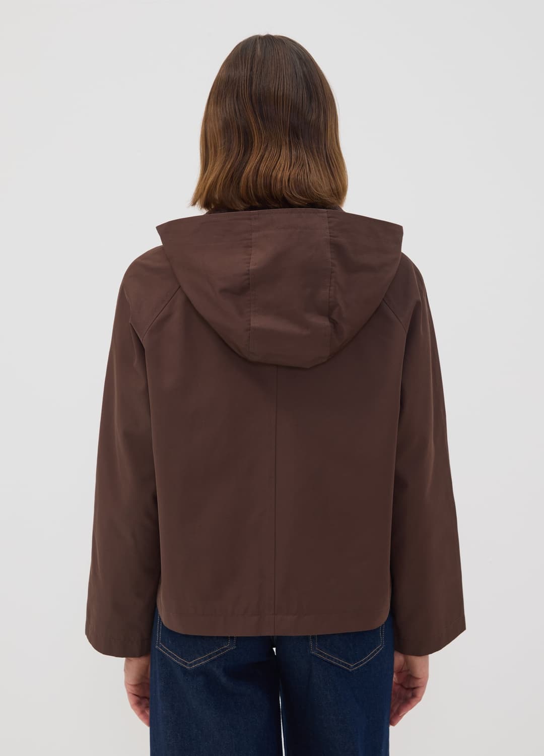 Giacca Parka Marrone Con Cappuccio E Collo A Coste In Misto Cotone | OVS Giacca Parka Marrone Con Cappuccio E Collo A Coste In Misto Cotone - 3 | OVS