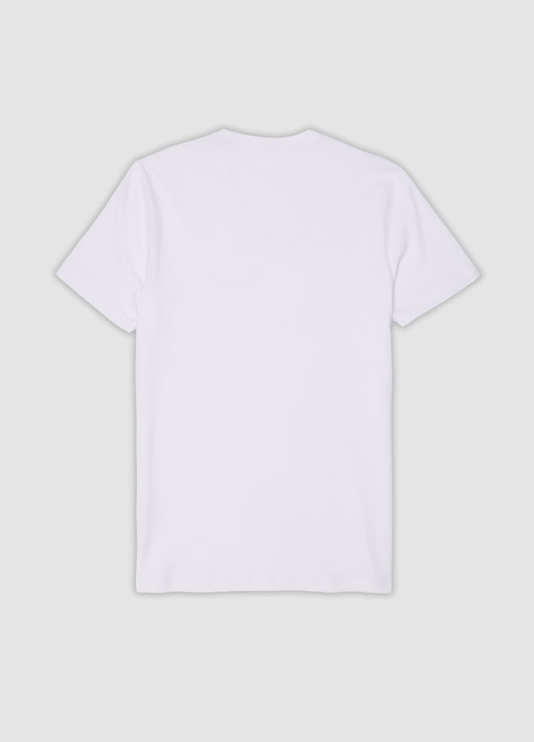 Weißes T-shirt Aus Reiner Supima-baumwolle Mit V-ausschnitt | OVS Weißes T-shirt Aus Reiner Supima-baumwolle Mit V-ausschnitt - 6 | OVS