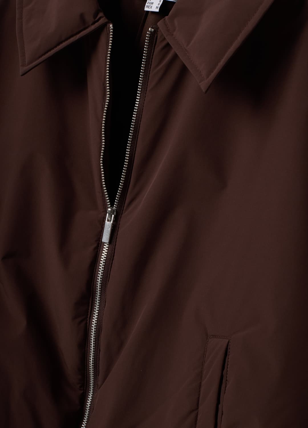 Giacca Marrone Regular Fit Con Zip E Collo Ampio | OVS Giacca Marrone Regular Fit Con Zip E Collo Ampio - 1 | OVS
