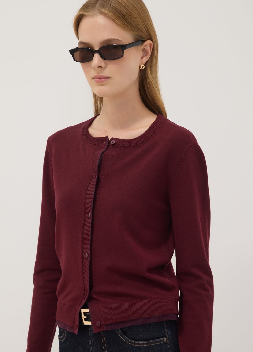 Cardigan Marrone In Misto Viscosa A Maniche Lunghe | OVS Cardigan Marrone In Misto Viscosa A Maniche Lunghe - 0 | OVS