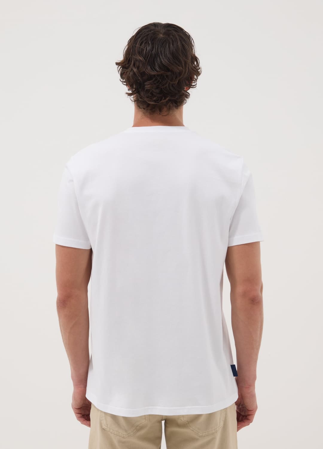 T-shirt Bianca A Maniche Corte In Puro Cotone Regular Fit | OVS T-shirt Bianca A Maniche Corte In Puro Cotone Regular Fit - 3 | OVS