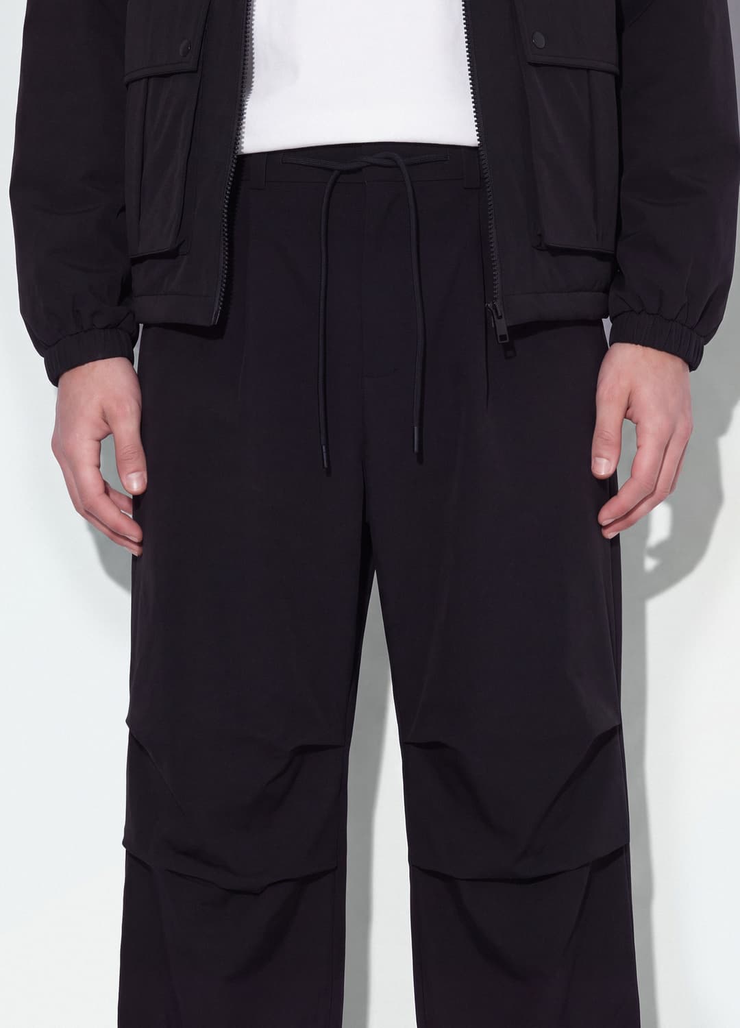 Pantaloni Neri In Tessuto Elasticizzato Parachute Fit | OVS Pantaloni Neri In Tessuto Elasticizzato Parachute Fit - 3 | OVS