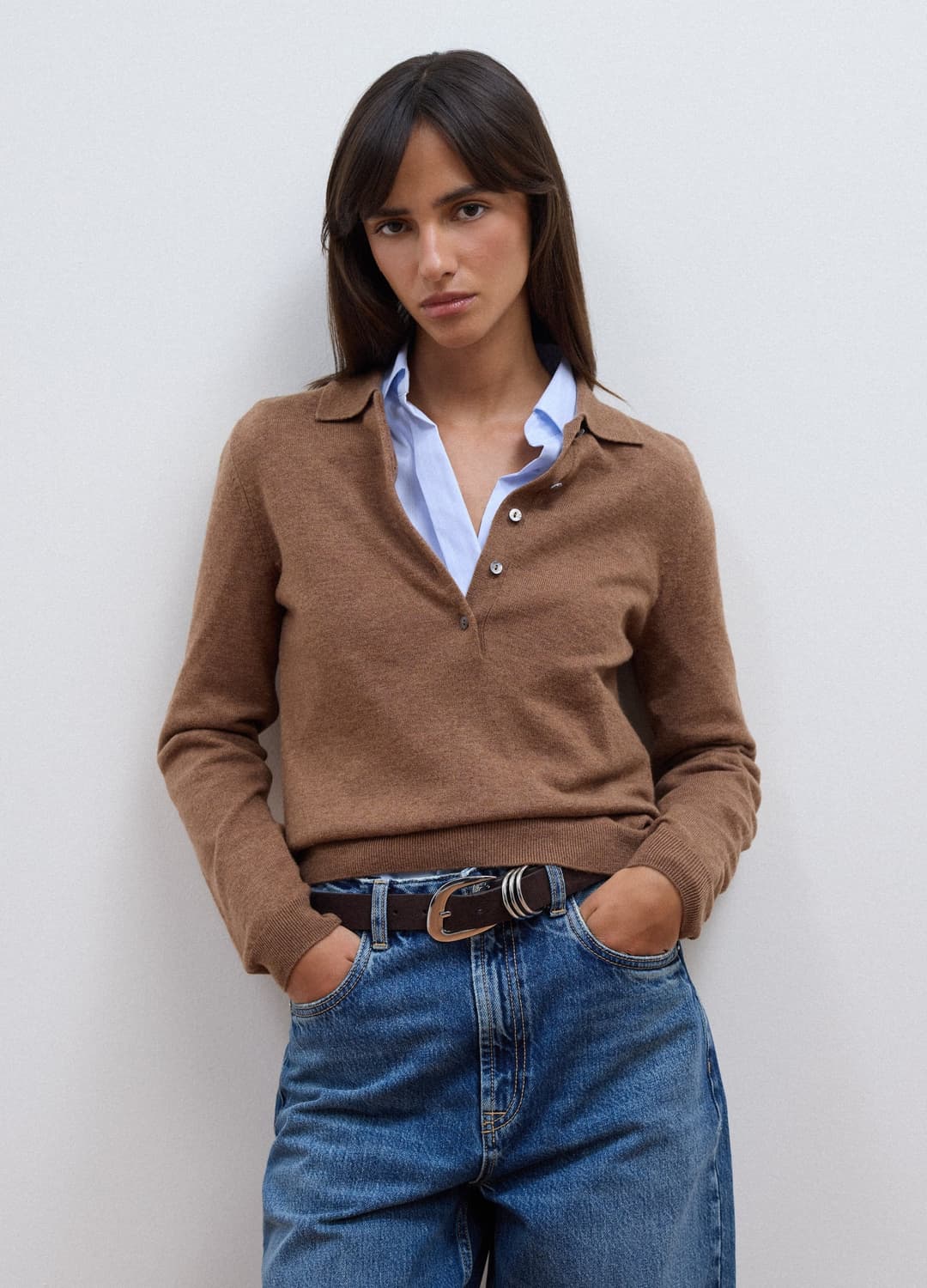 Grauer Pullover Aus Reiner Wolle Mit Rundhalsausschnitt | OVS Grauer Pullover Aus Reiner Wolle Mit Rundhalsausschnitt - 2 | OVS