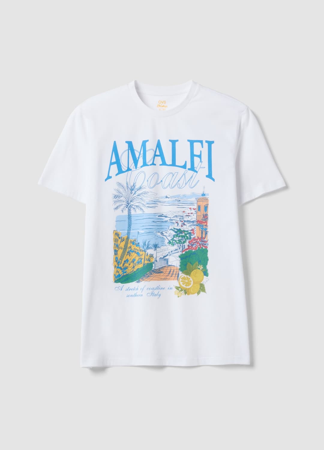 T-shirt Bianca In Puro Cotone Con Stampa Regular Fit | OVS T-shirt Bianca In Puro Cotone Con Stampa Regular Fit - 4 | OVS
