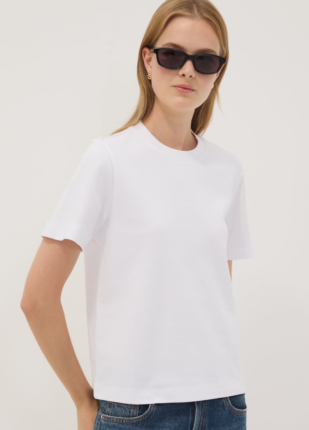 T-shirt The Iconic Tee Relaxed Fit Bianca In Puro Cotone A Maniche Corte | OVS T-shirt The Iconic Tee Relaxed Fit Bianca In Puro Cotone A Maniche Corte - 0 | OVS