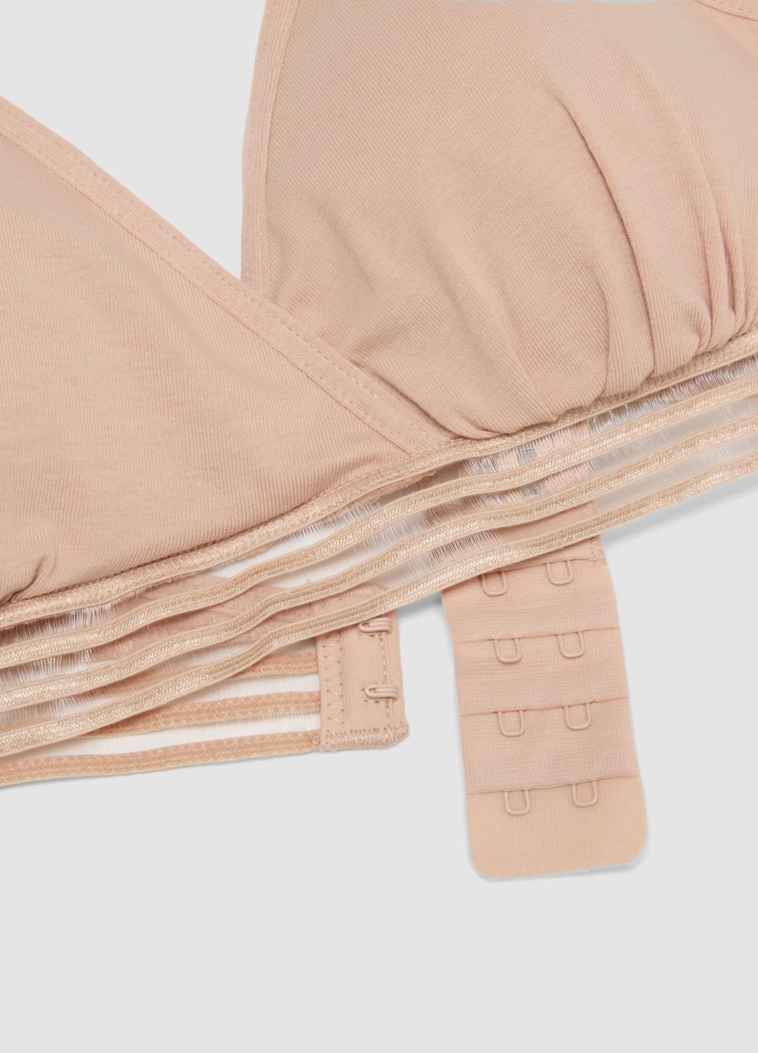 Reggiseno Beige In Cotone Elasticizzato Con Imbottitura Removibile | OVS Reggiseno Beige In Cotone Elasticizzato Con Imbottitura Removibile - 1 | OVS