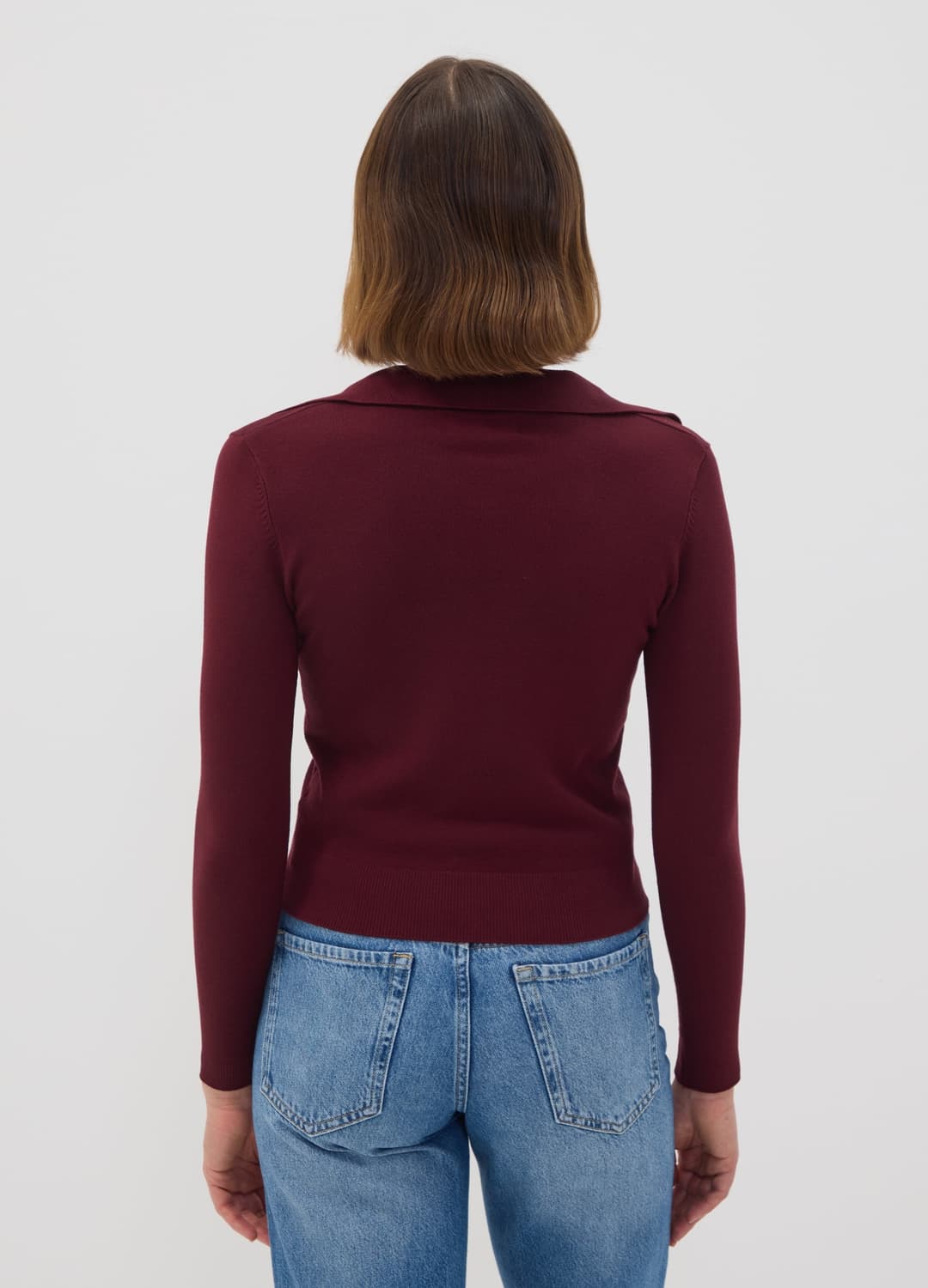 Maglia Marrone In Misto Viscosa Con Colletto Polo Regular Fit | OVS Maglia Marrone In Misto Viscosa Con Colletto Polo Regular Fit - 3 | OVS