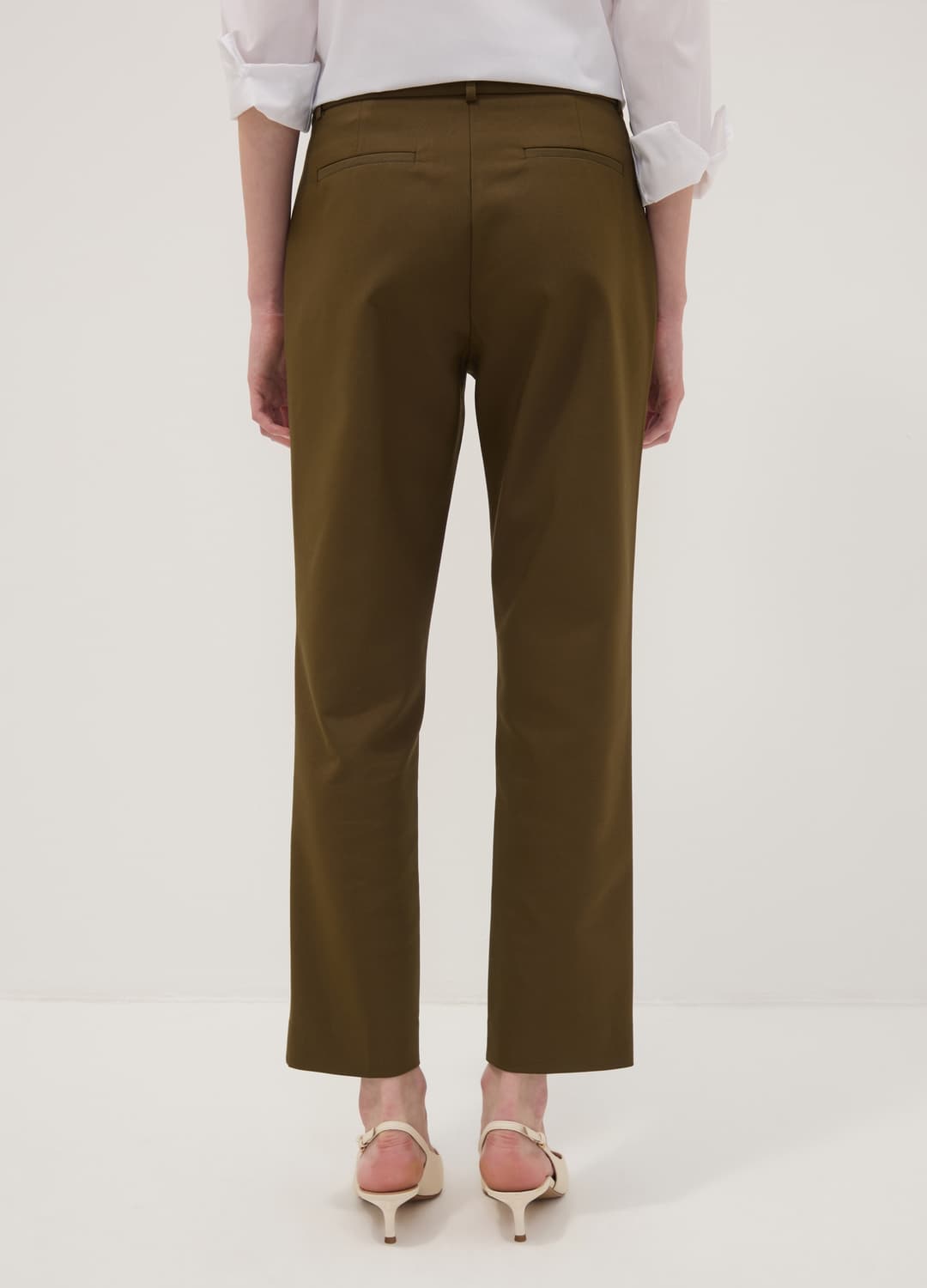 Braune Slim-fit-hose Aus Stretch-baumwolle | OVS Braune Slim-fit-hose Aus Stretch-baumwolle - 2 | OVS