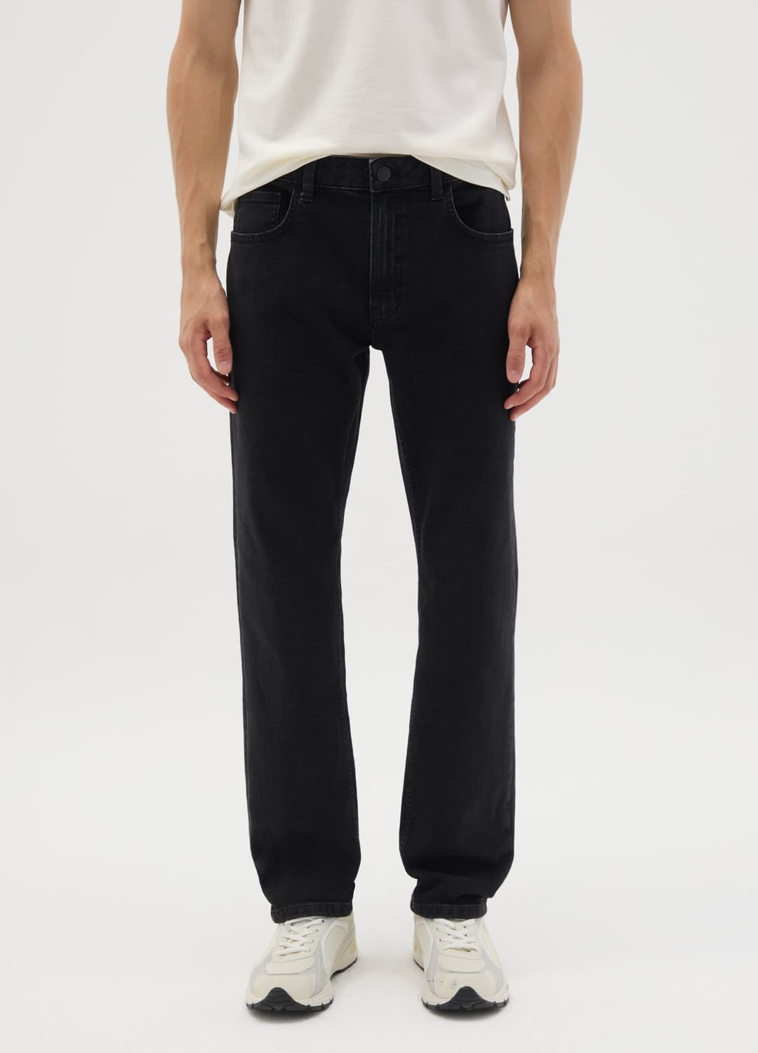 Jeans Da Uomo In Denim Nero Regular Fit | OVS Jeans Da Uomo In Denim Nero Regular Fit - 1 | OVS