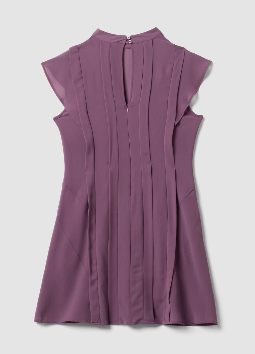 Violettes Kleid Mit Kurzen Volantärmeln In Relaxed Fit | OVS Violettes Kleid Mit Kurzen Volantärmeln In Relaxed Fit - 6 | OVS