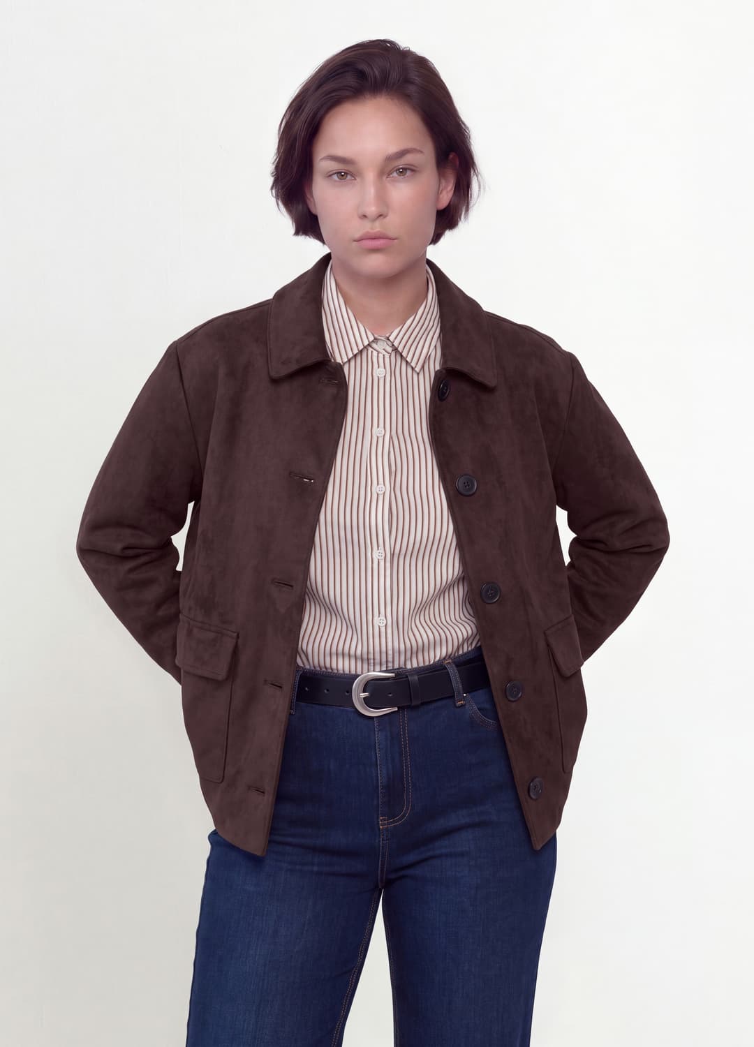Giacca Marrone Regular Fit Con Bottoni | OVS Giacca Marrone Regular Fit Con Bottoni - 2 | OVS