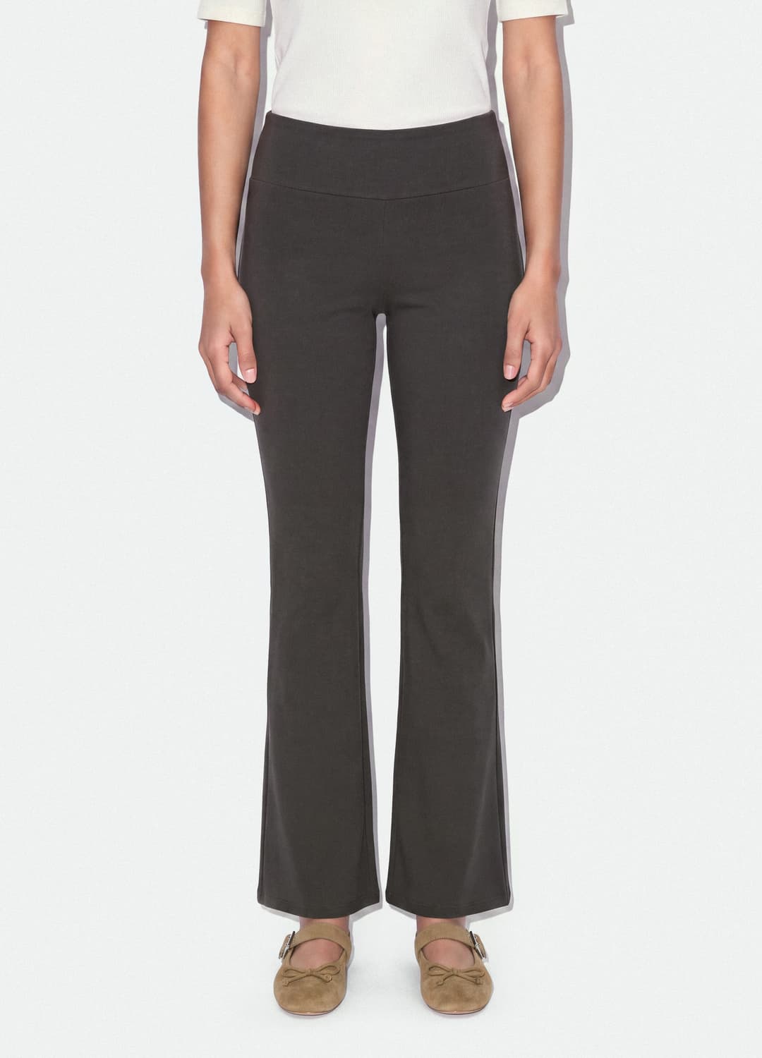 Schwarze Flare-hose Aus Stretch-baumwolle | OVS Schwarze Flare-hose Aus Stretch-baumwolle - 3 | OVS