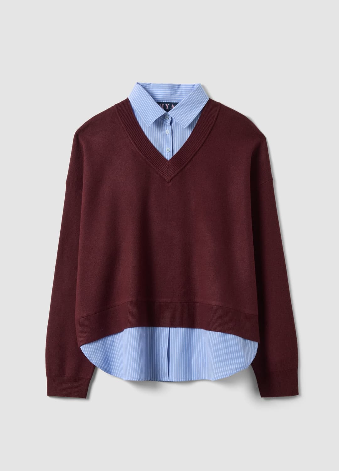 Maglia Rossa In Misto Viscosa Con Effetto Doppio Strato | OVS Maglia Rossa In Misto Viscosa Con Effetto Doppio Strato - 0 | OVS