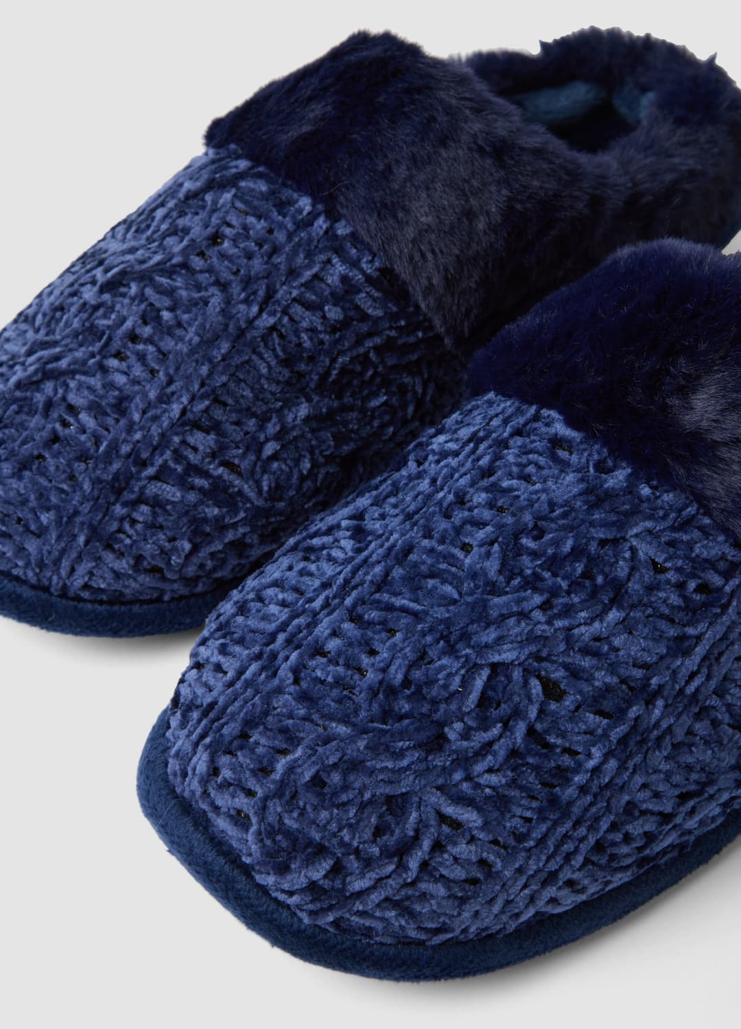 Weiche Blaue Hausschuhe | OVS Weiche Blaue Hausschuhe - 1 | OVS