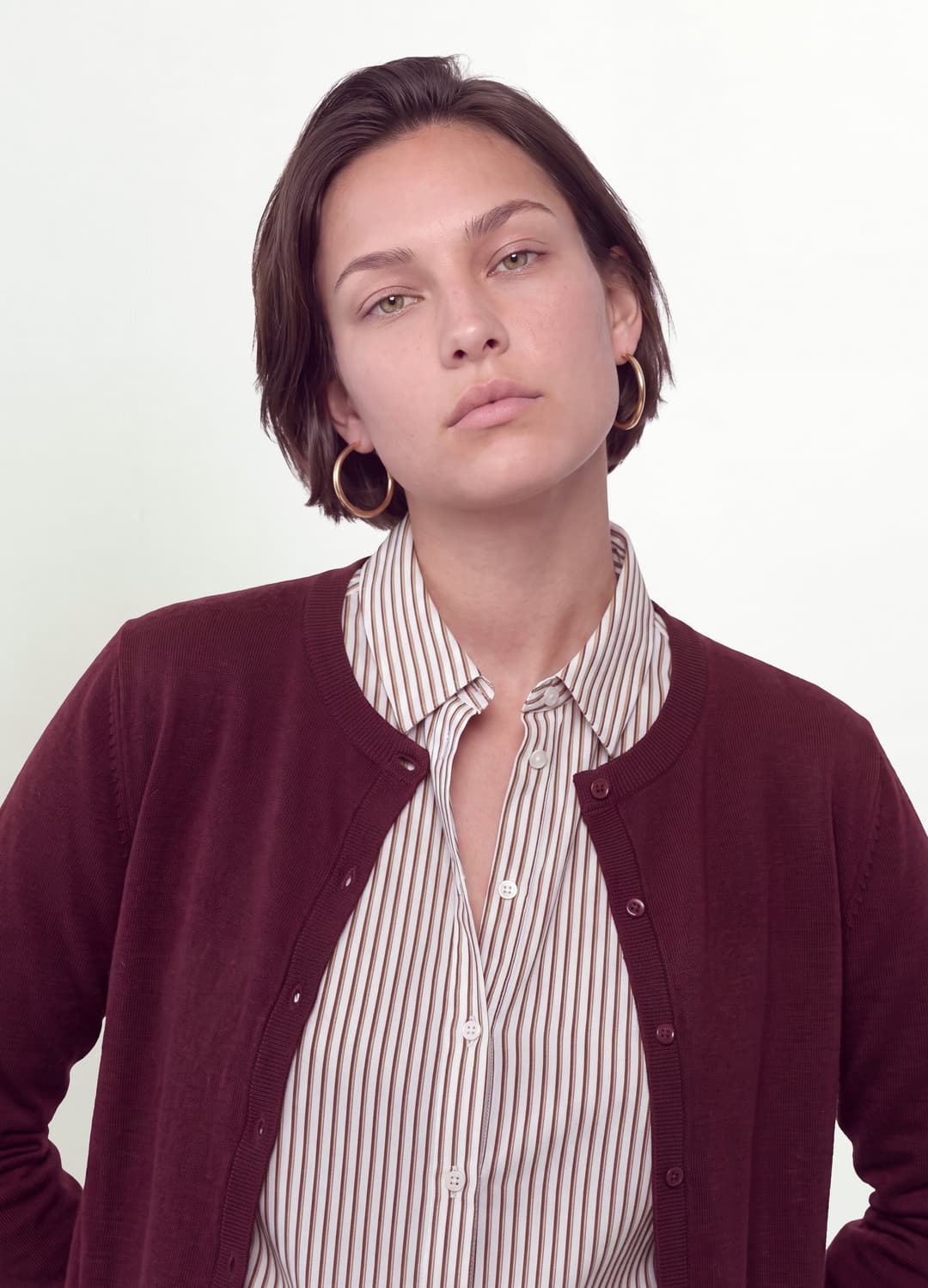 Cardigan Rosso In Misto Viscosa Con Bottoni Regular Fit | OVS Cardigan Rosso In Misto Viscosa Con Bottoni Regular Fit - 0 | OVS