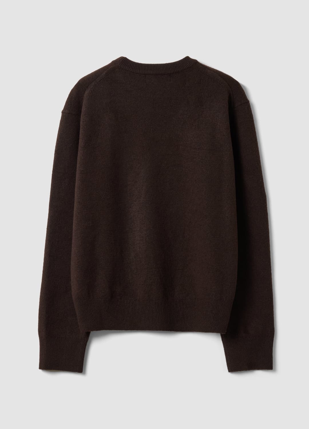 Brauner Stretchwoll-pullover Mit Rundhalsausschnitt | OVS Brauner Stretchwoll-pullover Mit Rundhalsausschnitt - 6 | OVS