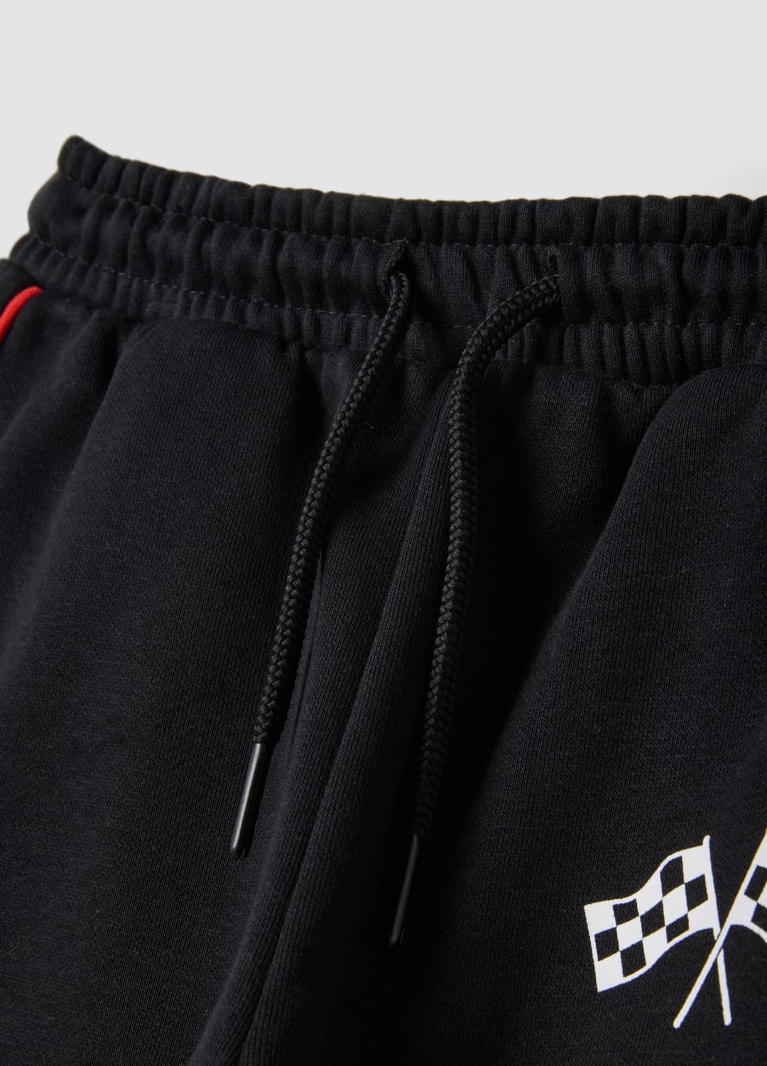 Pantaloni Jogger Neri In Misto Cotone Con Coulisse E Logo Ducati | OVS Pantaloni Jogger Neri In Misto Cotone Con Coulisse E Logo Ducati - 2 | OVS
