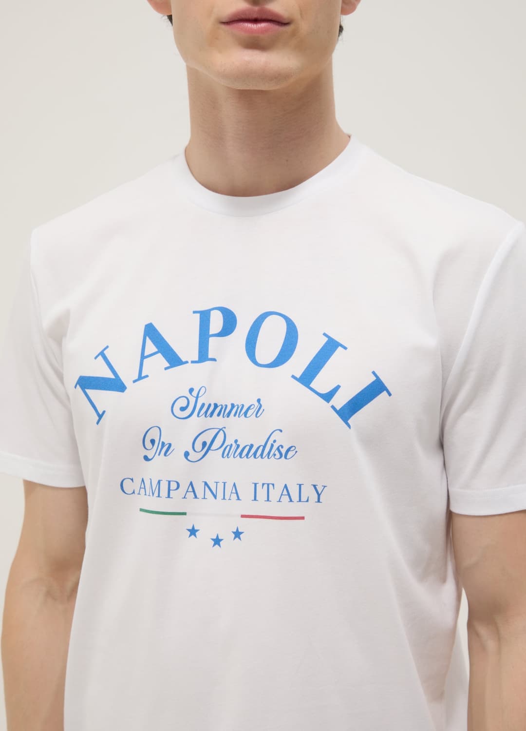 T-shirt Bianca In Puro Cotone Con Stampa Regular Fit | OVS T-shirt Bianca In Puro Cotone Con Stampa Regular Fit - 3 | OVS