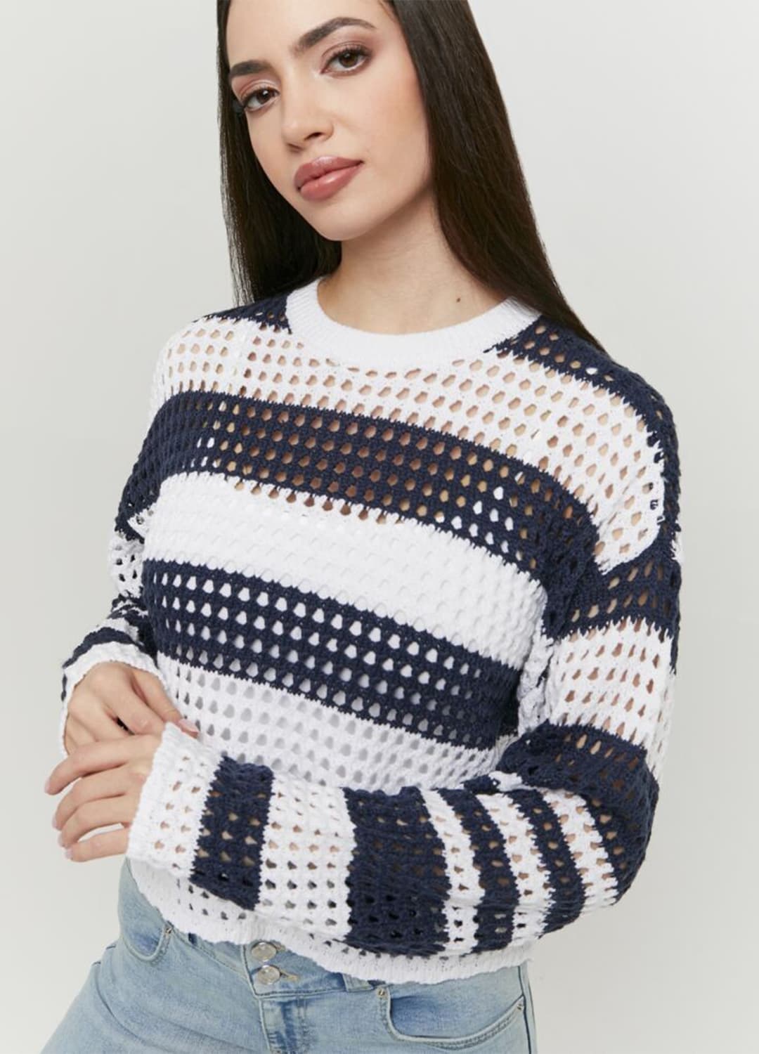 Mehrfarbiges Ajour-strickshirt Mit Langen Ärmeln - Regular Fit | OVS Mehrfarbiges Ajour-strickshirt Mit Langen Ärmeln - Regular Fit - 2 | OVS